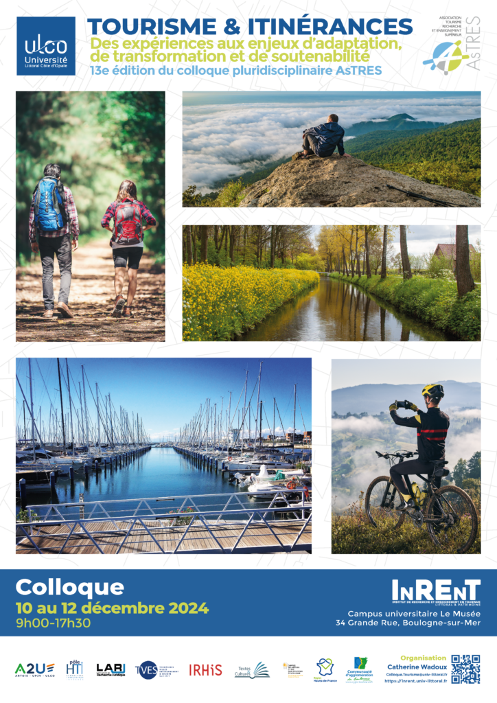 Colloque International « TOURISME et ITINERANCES : des expériences aux ...